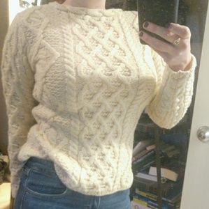 NWOT Aran Ireland's Eye 100% MERINO WOOL S